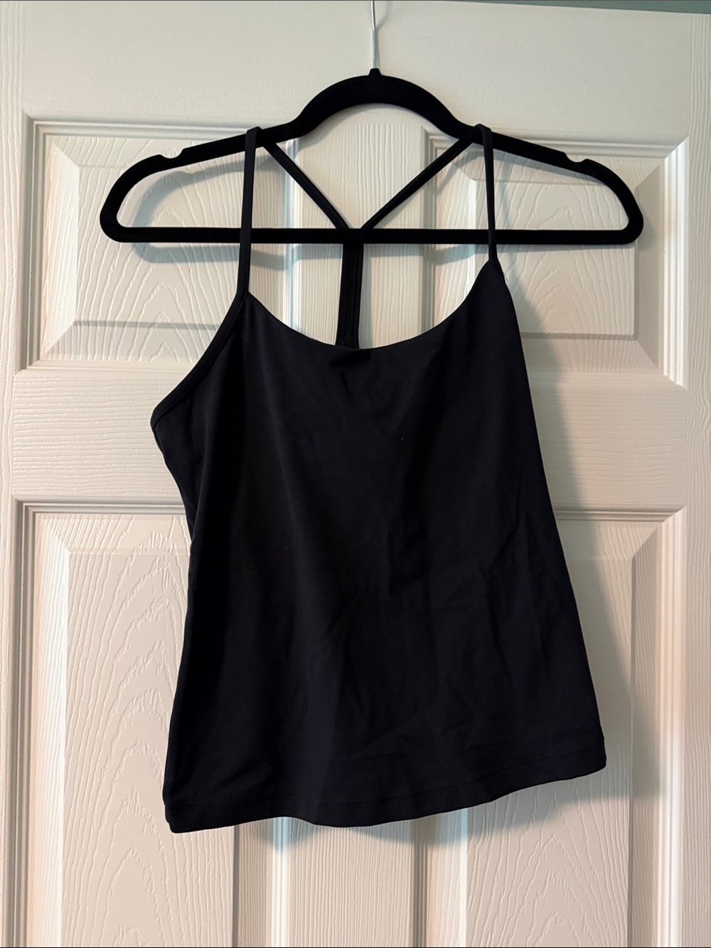 CRZ Black Strappy Women's Tank Top - Sz M